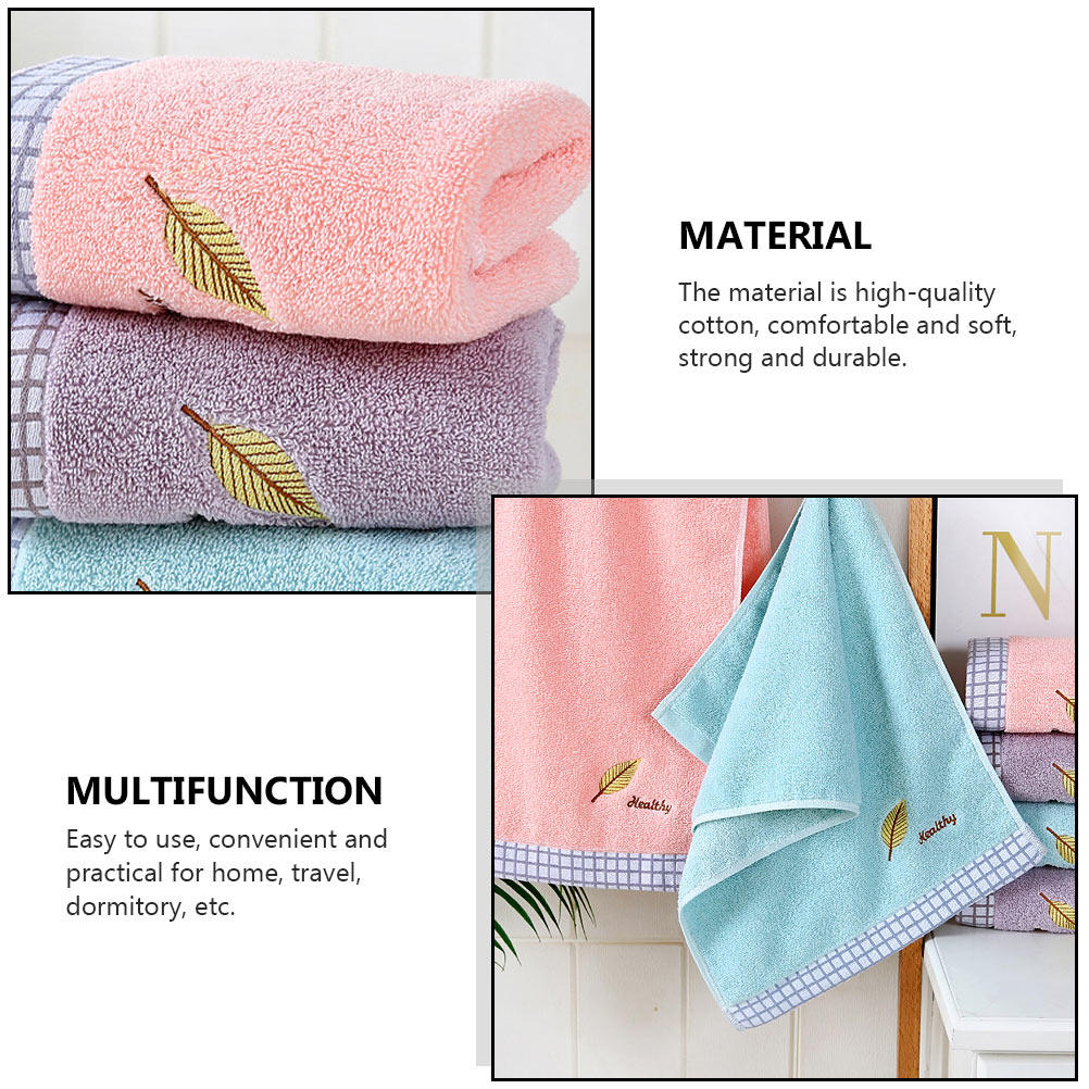 Home Textiles Towel Set - Asciugamano Viso in Cotone Morbido e
