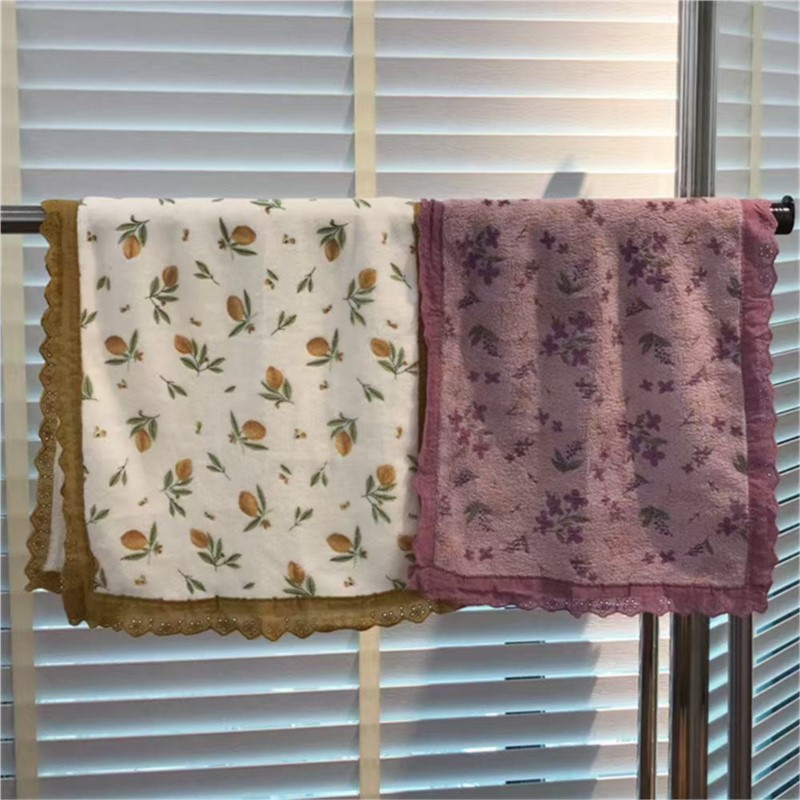 Home Textiles Towel Set - Set di 2 Asciugamani Stile Coppia