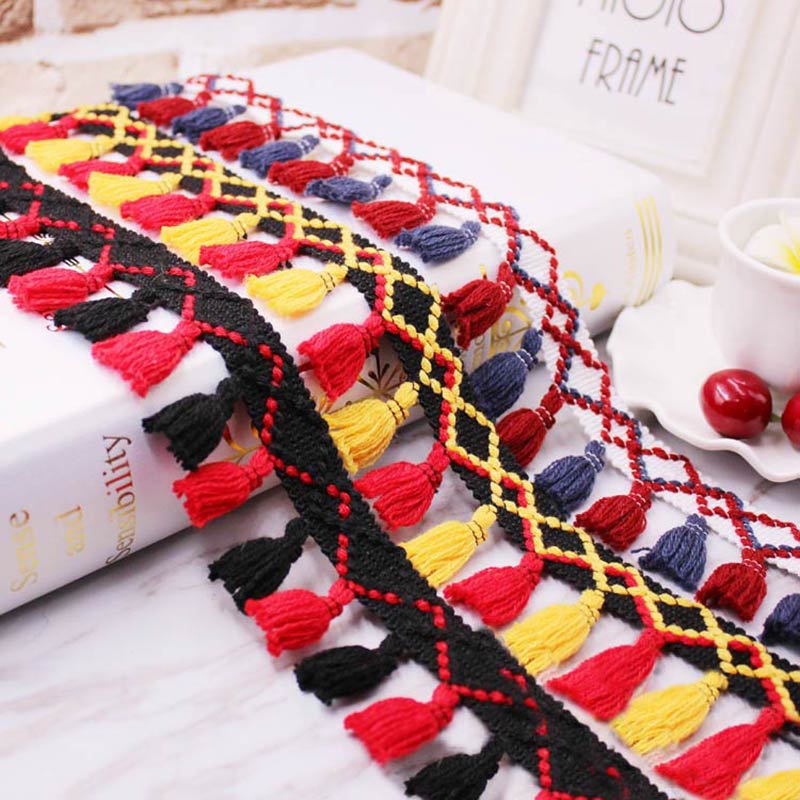 Home Ec Textiles - 1 yard/lotto Nappa Frangia trim nappe