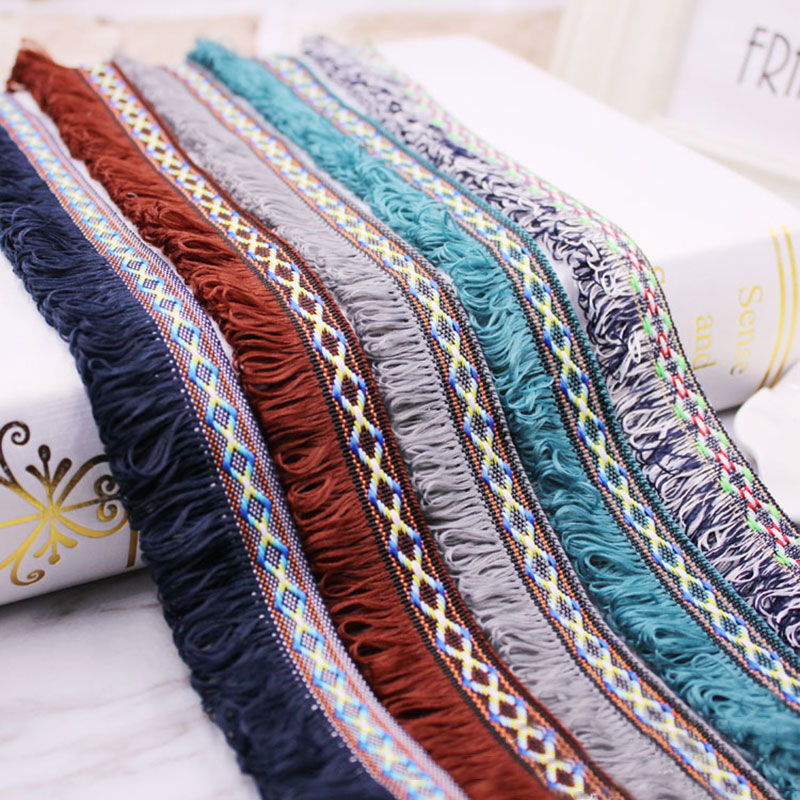 Home Ec Textiles - 2 yards/lot Nappa Frangia Trim Tessuto