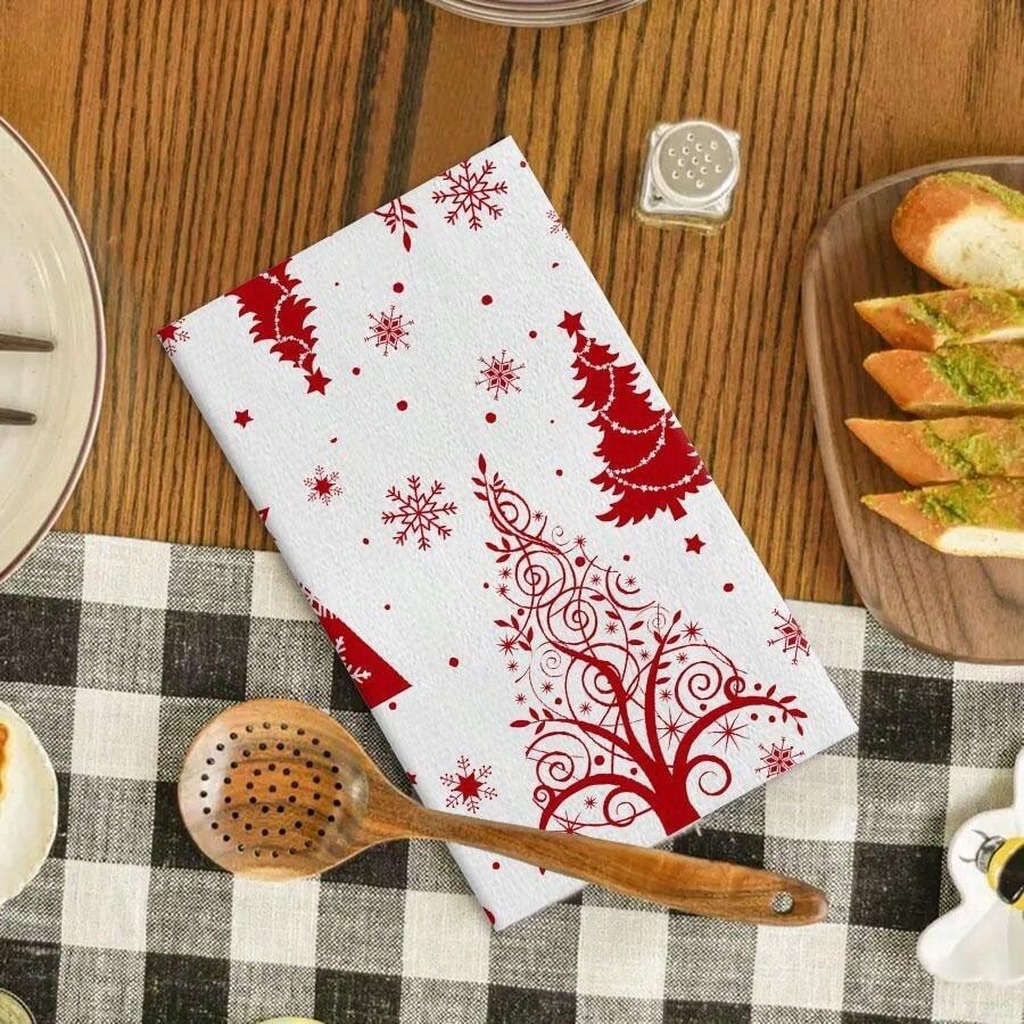 Home Textiles Towel Set - Panni per stoviglie stampati, asciugamani da