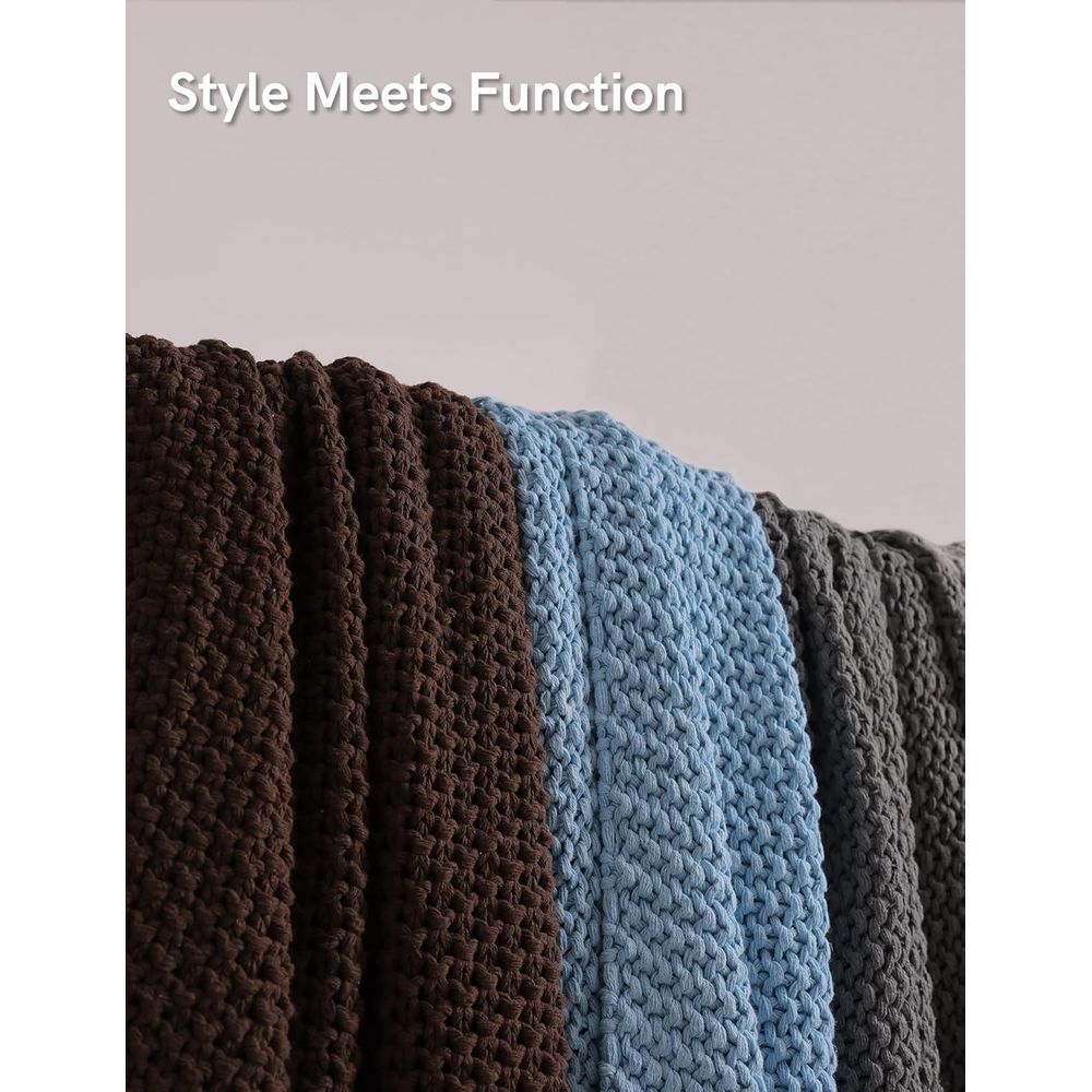 Coperta da tiro in maglia di c - Throw Blanket Chunky Knit recensione e prezzo