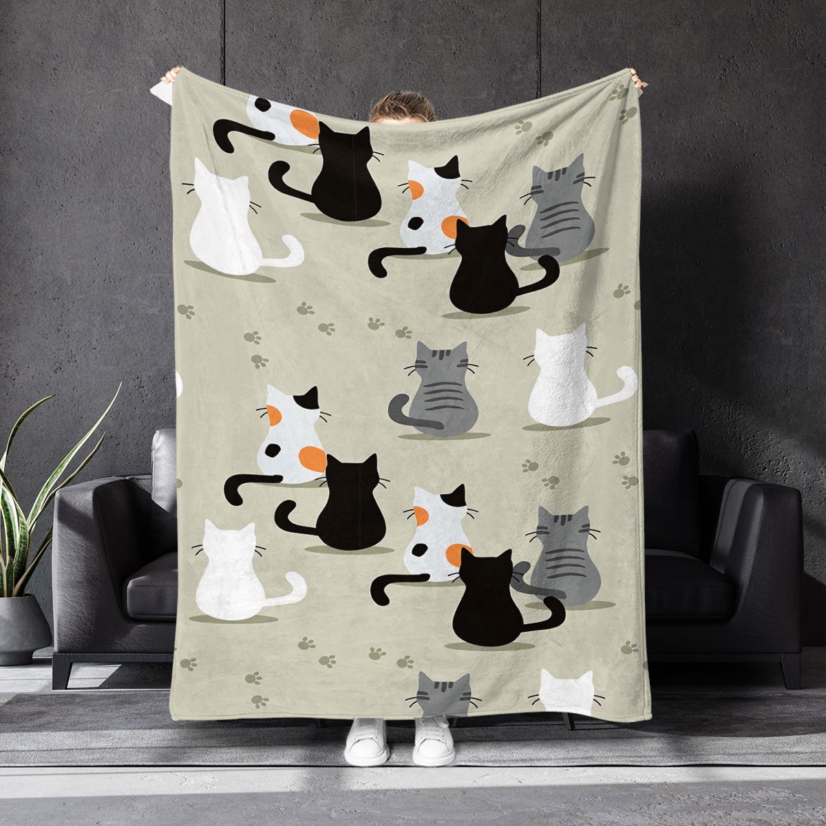 Coperta con motivo gatto, perf - Your Home Textiles recensione e prezzo