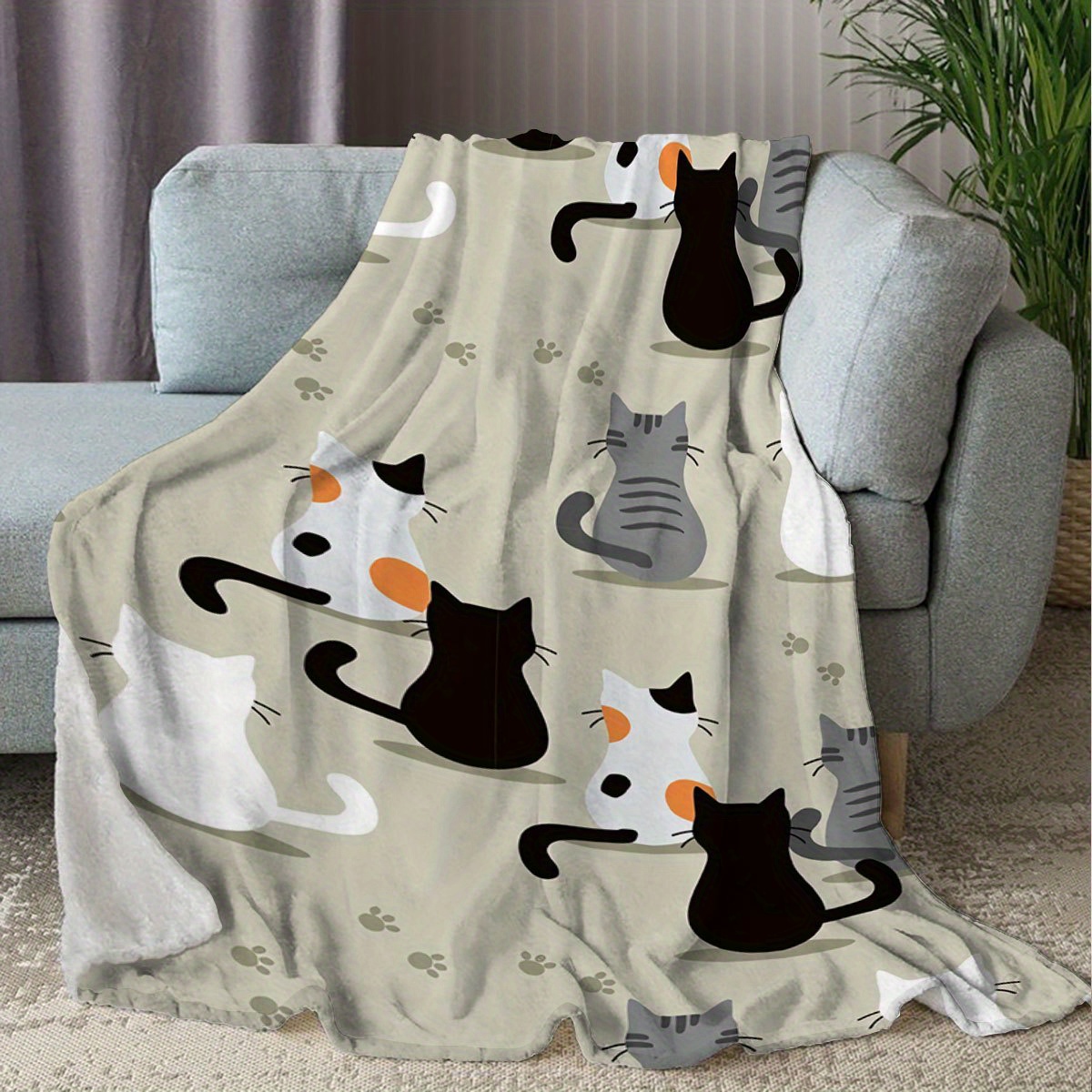 Coperta con motivo gatto, perf - Your Home Textiles recensione e prezzo