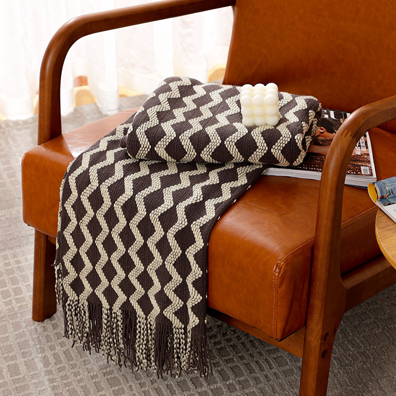 Coperte in maglia grigie 50x60 - Throw Blanket Chunky Knit recensione e prezzo