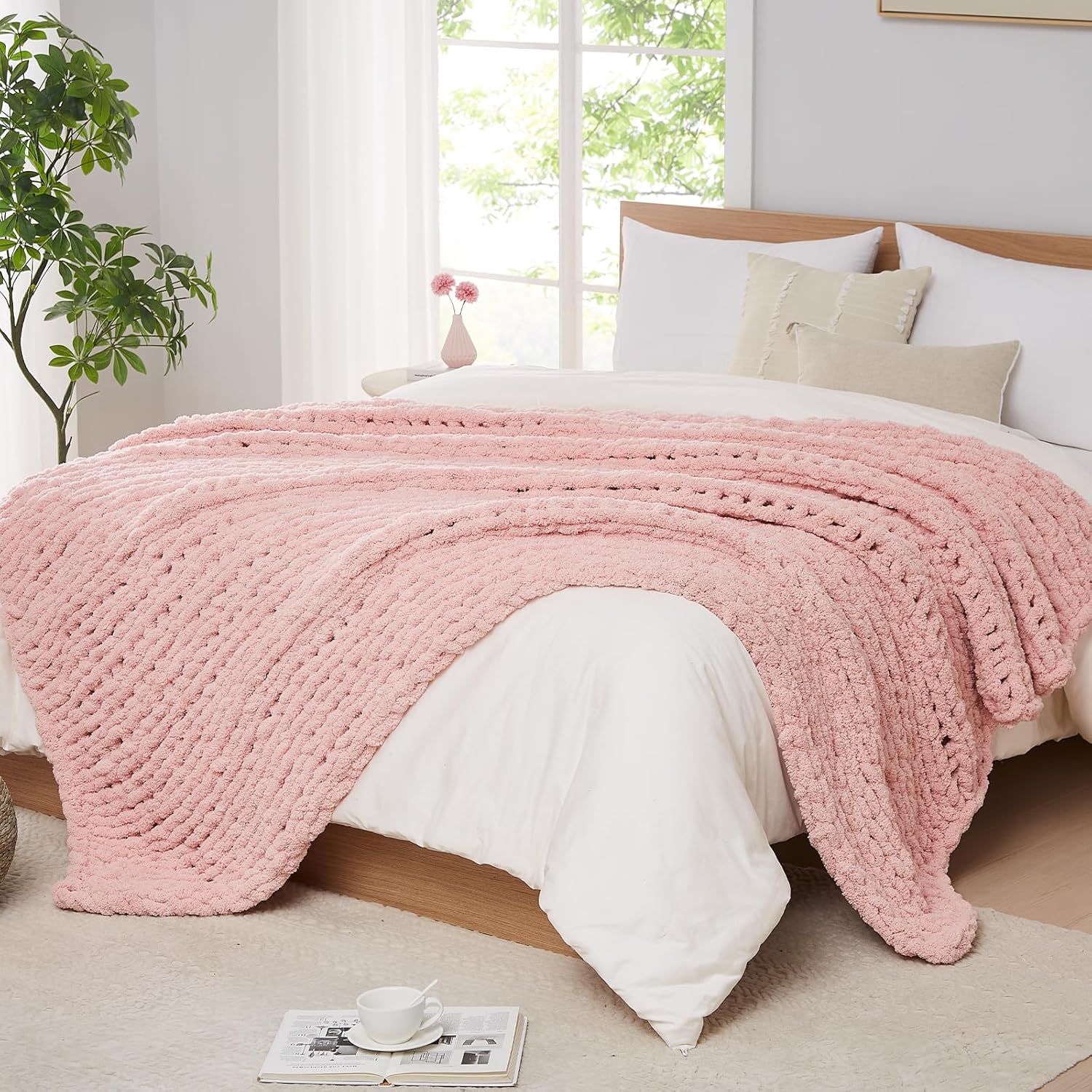 Coperta in maglia grossa Coper - Throw Blanket Chunky Knit recensione e prezzo