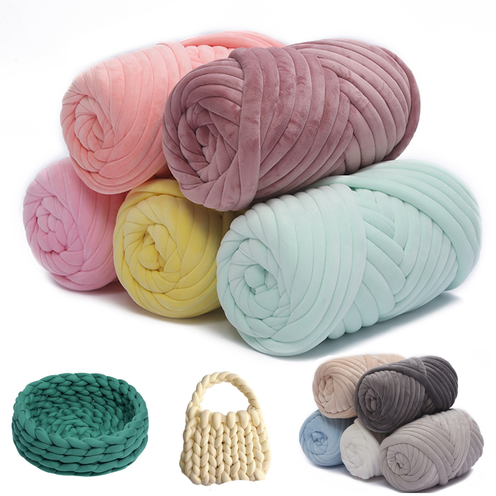 500G Super Velvet Chunky Yarn  - Throw Blanket Chunky Knit recensione e prezzo