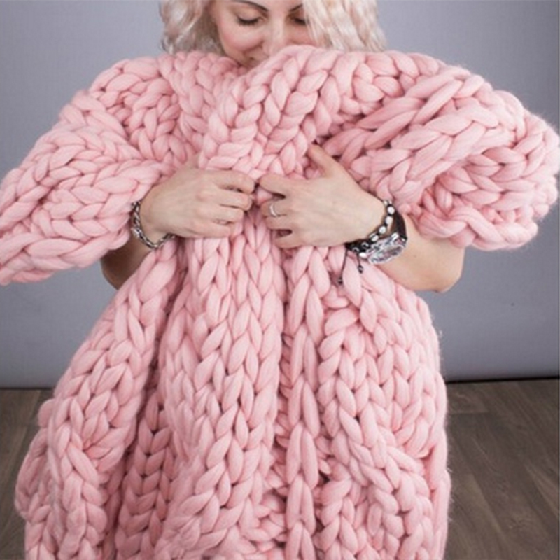 Moda coperta lavorata a maglia - Throw Blanket Chunky Knit recensione e prezzo