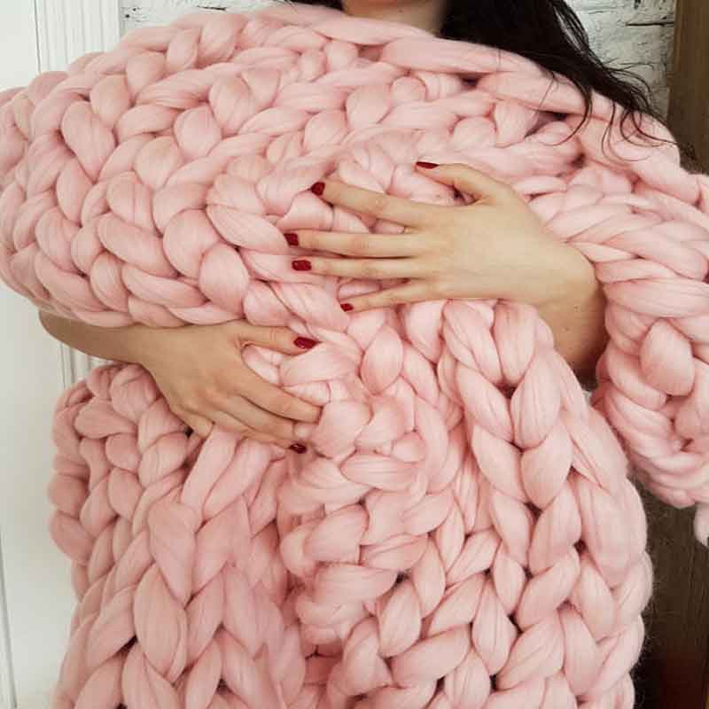 Moda coperta lavorata a maglia - Throw Blanket Chunky Knit recensione e prezzo