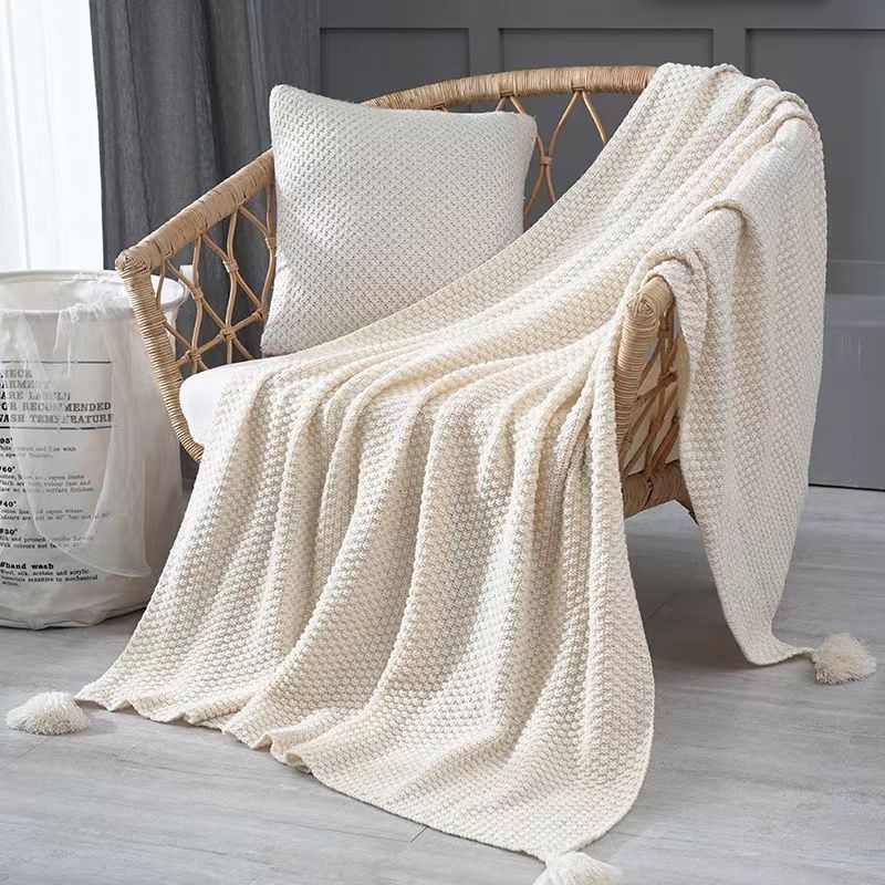 Coperte nordiche per divano le - Throw Blanket Chunky Knit recensione e prezzo