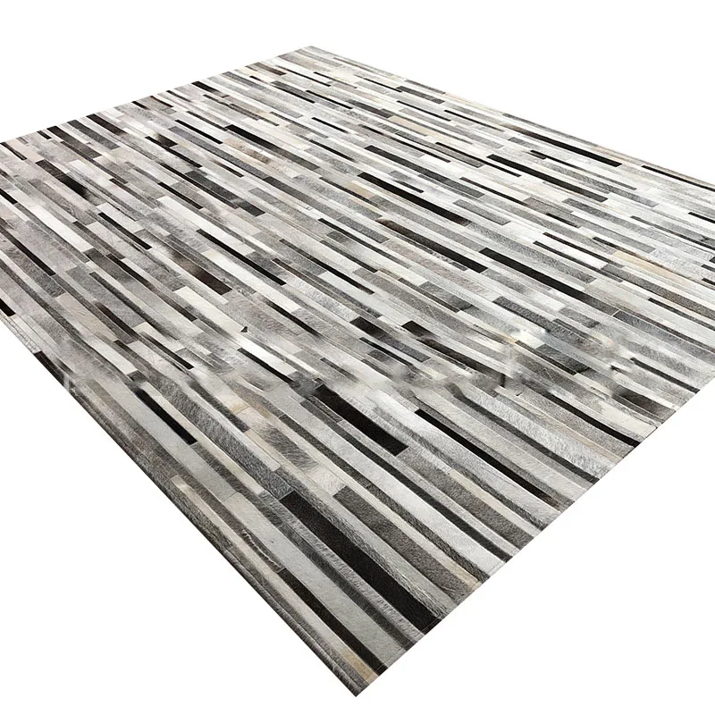 Tappeto Grigio in Pelle Bovina - Home Textiles Importers In Usa recensione e prezzo