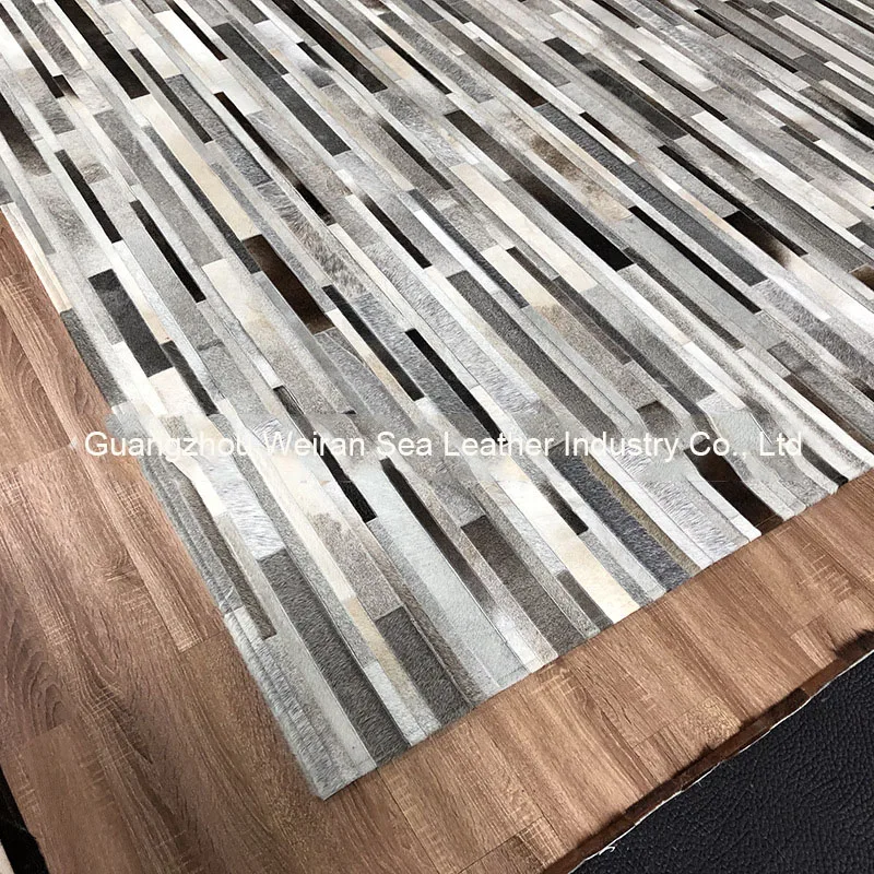 Tappeto Grigio in Pelle Bovina - Home Textiles Importers In Usa recensione e prezzo