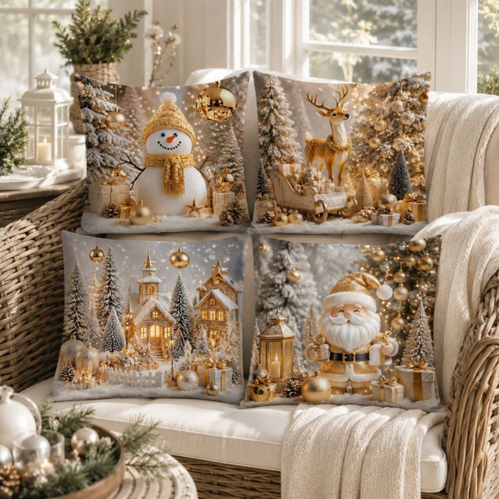 Set di 4 Federe Natalizie 45x4 - Home Textiles Towel Set recensione e prezzo