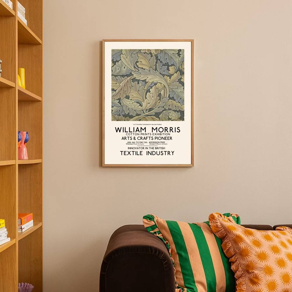 Poster Vintage di William Morr - Home Textiles Exhibition recensione e prezzo