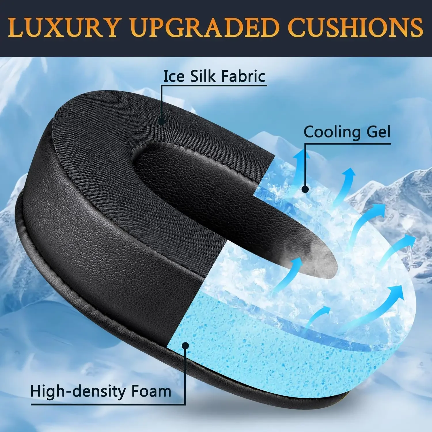 Cuscinetti auricolari per cuff - Cooling Pillow Gel recensione e prezzo